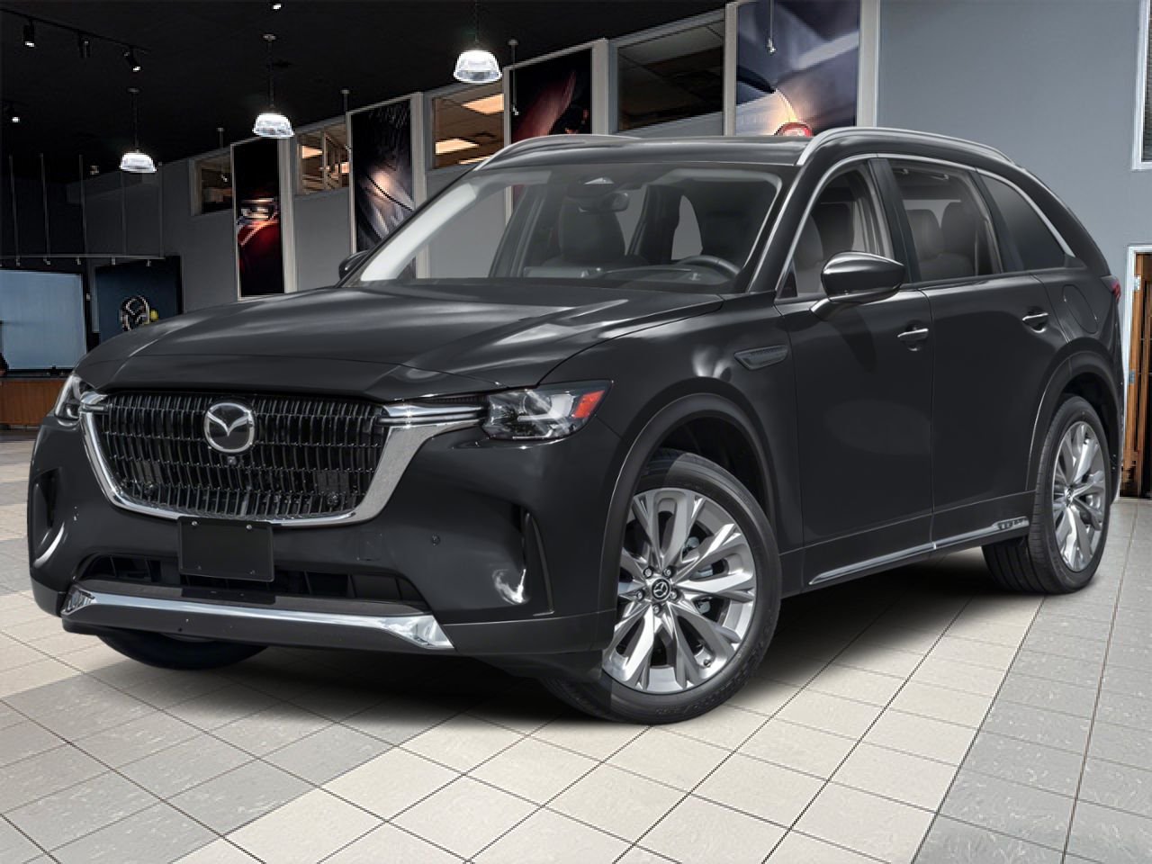 MAZDA CX-90 hybride léger 2026 Noir de jais mica Notre-Dame-des-Prairies - photo #0
