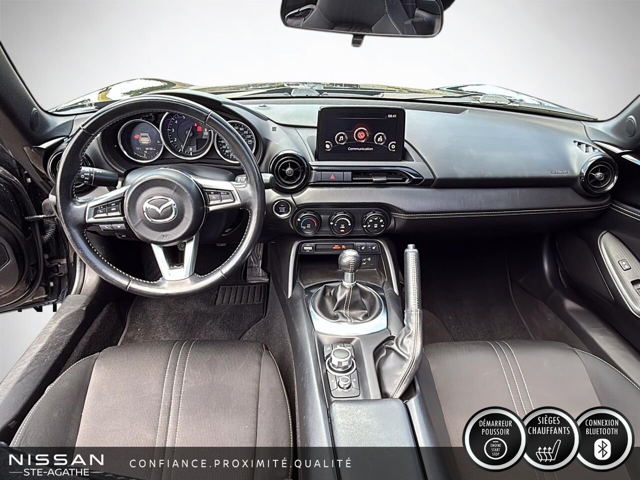 Mazda MX-5 RF 2022 Noir Saint-Jérôme - photo #10
