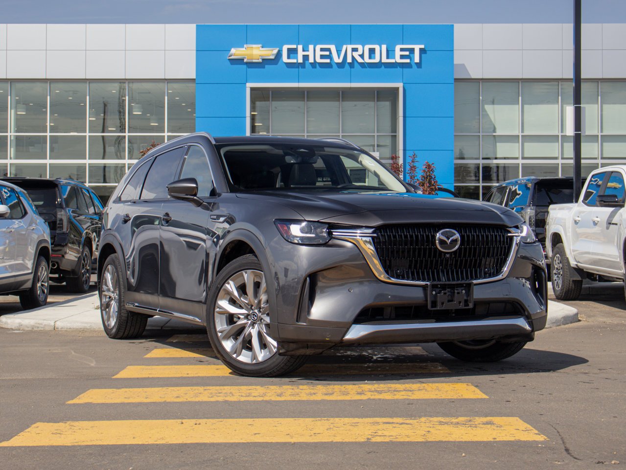 2025 Mazda CX-90 MHEV GT AWD Grey Sherwood Park - photo #1