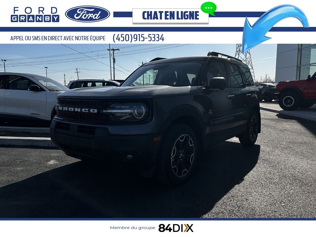 2025 Ford Bronco Sport Azure Grey Metallic Tri-Coat Granby - photo #8