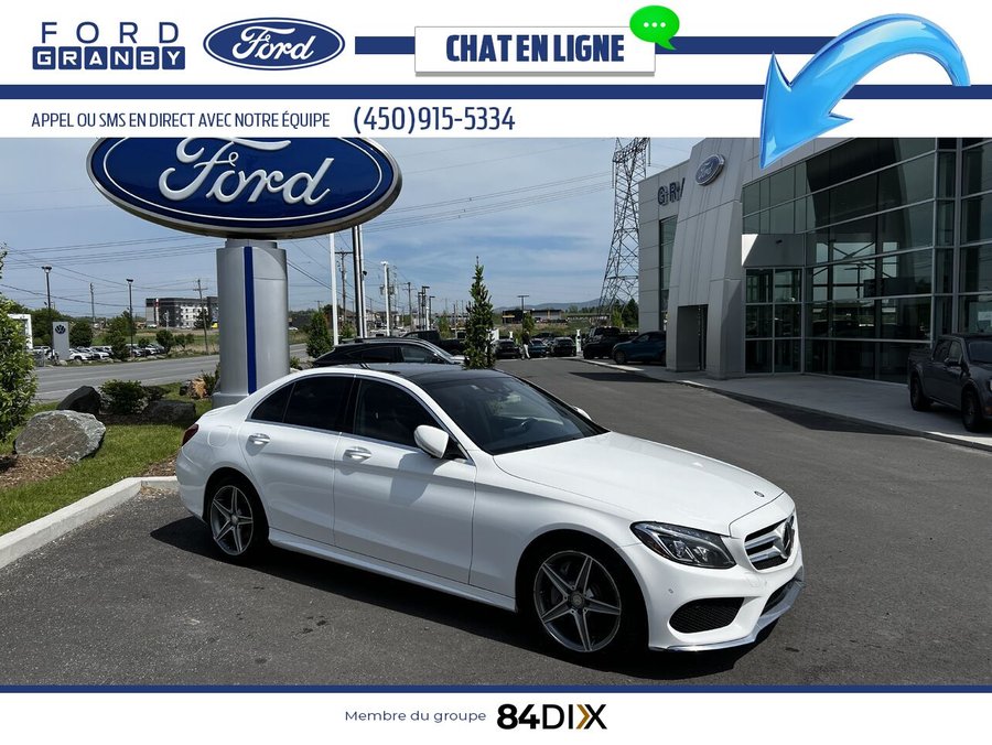 Mercedes-Benz Classe-C C 400 AMG 4MATIC BI-TURBO 2015 Blanc