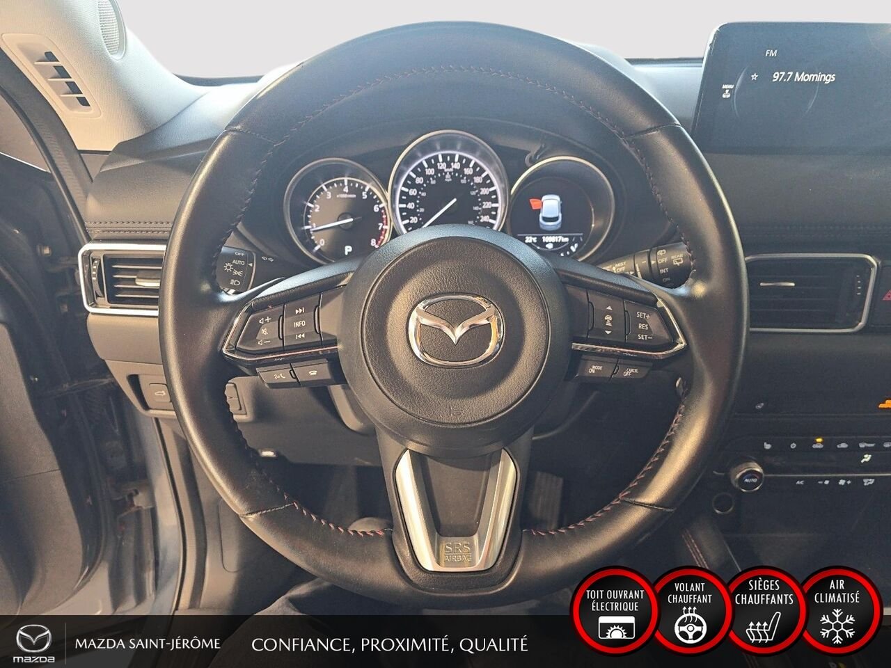 Mazda CX-5 Édition Kuro | CUIR | TOIT OUVRANT | AWD | 2021 Gris Saint-Jérôme - photo #13