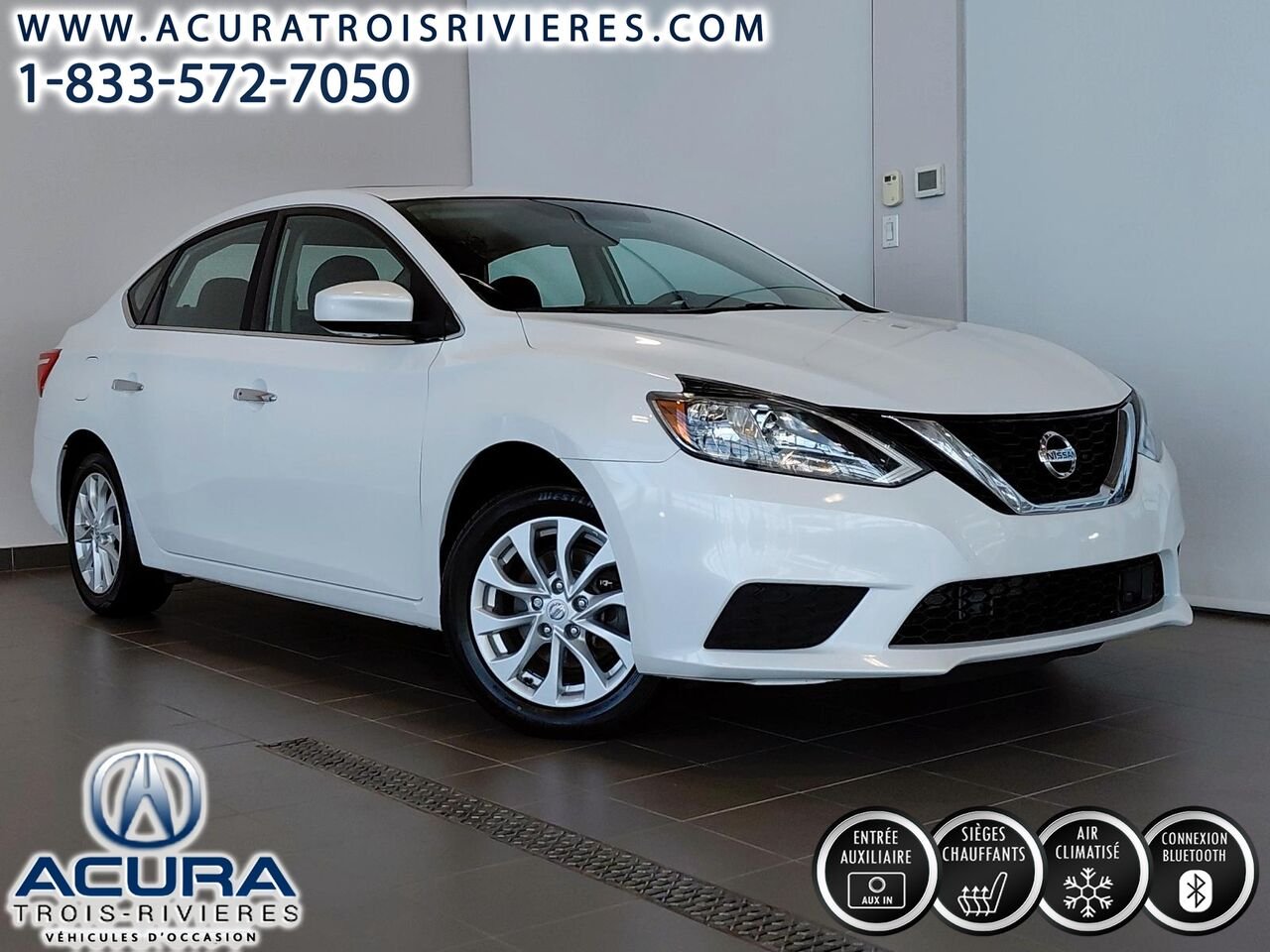 Nissan Sentra SV 2018 Blanc Trois-Rivières - photo #0