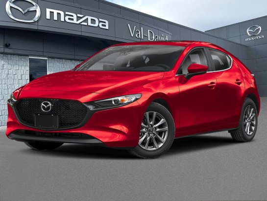 2026 Mazda Mazda3 Sport Automatique, tout équipé, sièges et rétroviseurs chauffants, caméra de recul Soul Red Crystal Metallic
