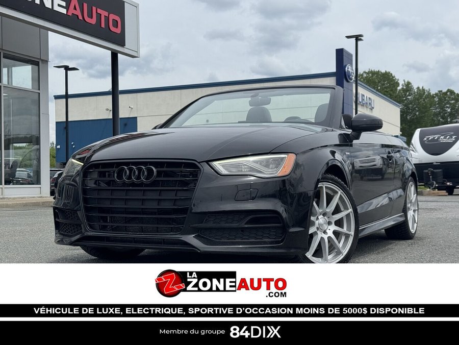 Audi A3 Convertible 2016 2016 Noir