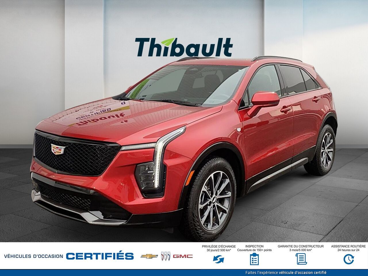 Red 2024 Cadillac XT4 SUV / Crossover Four-Wheel Drive Automatic