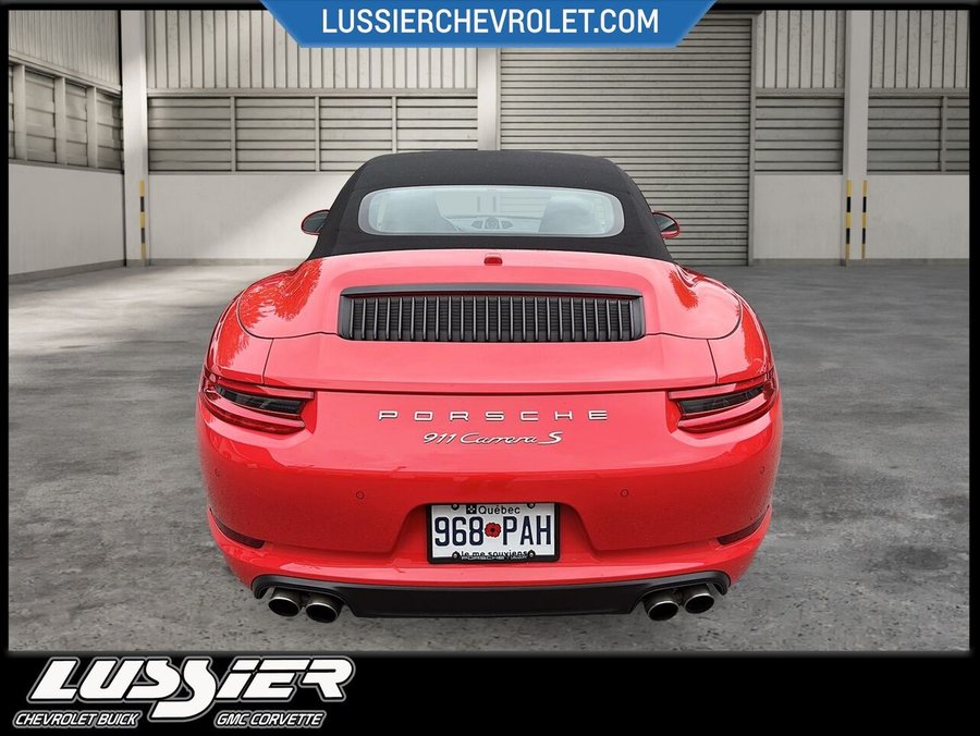 Porsche 911 Carrera S Cabriolet 2018 Rouge