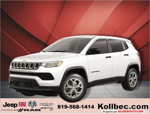 Jeep Compass 251350 | Sport 4x4 2025 Blanc éclatant Gatineau - photo #0