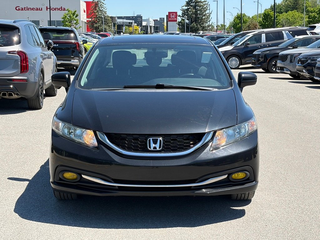 2015 Honda Civic Sedan Black Gatineau - photo #1