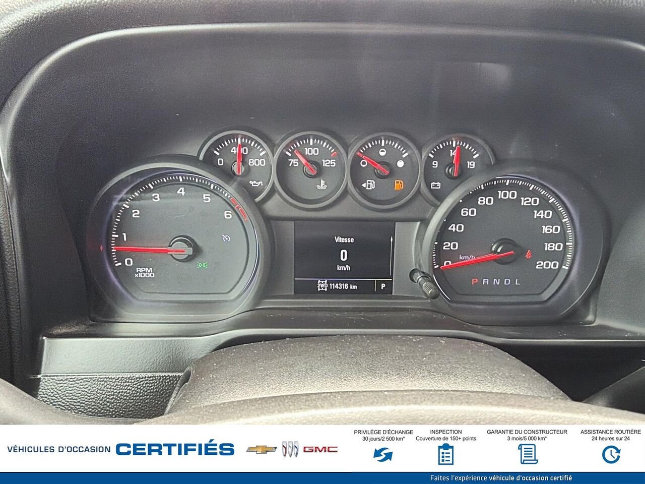 GMC SIERRA 1500 cabine double 4RM 147 po 2019 Argent Montmagny - photo #11