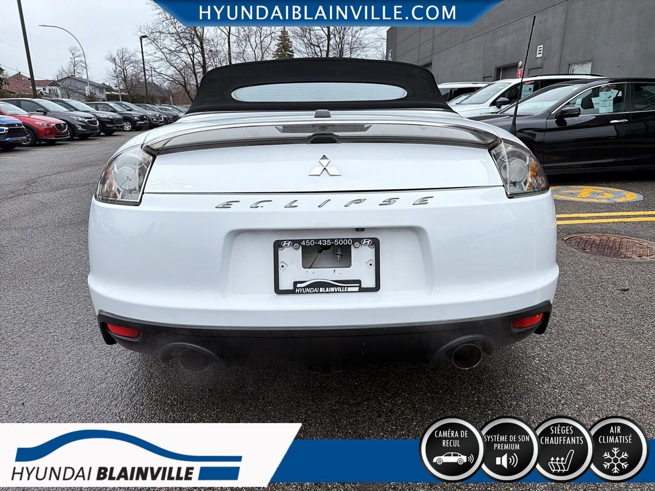 2011 Mitsubishi Eclipse White Blainville - photo #4