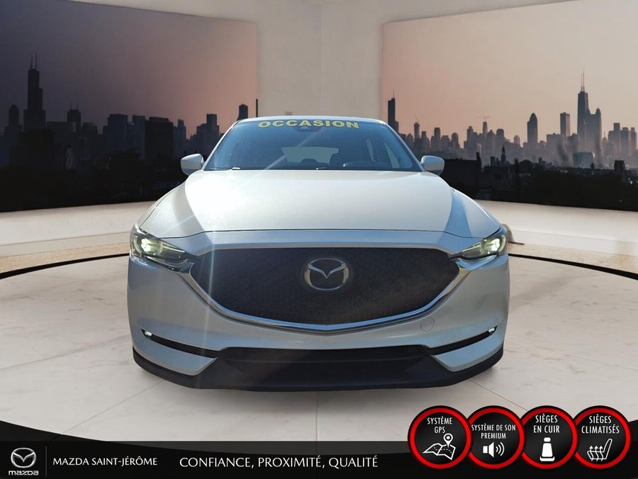 Mazda CX-5 GT | TOIT OUVRANT | CUIR | AWD | 2019 Blanc