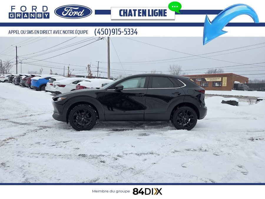 Mazda CX-30 GS AWD, SIEGES ET VOLANT CHAUFFANTS 2023 Noir