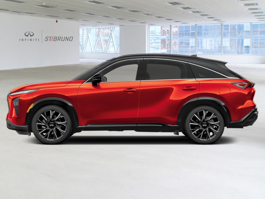 INFINITI QX65 2027 2027 Rouge enflammé solaire/Noir obsidienne