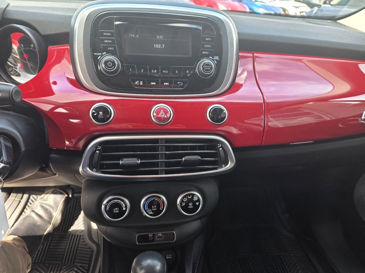 2016 fiat 500x Red  - photo #12