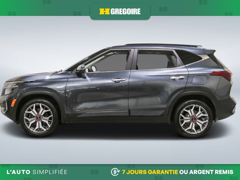 Kia Seltos 720583A | SX Turbo AWD AUTO AC CUIR TOIT NAV MAGS CAM RECUL 2023 Gris Laval - photo #4