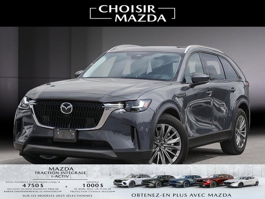 Mazda CX-90 hybride léger 2025 2025 Gris mécanique métallisé