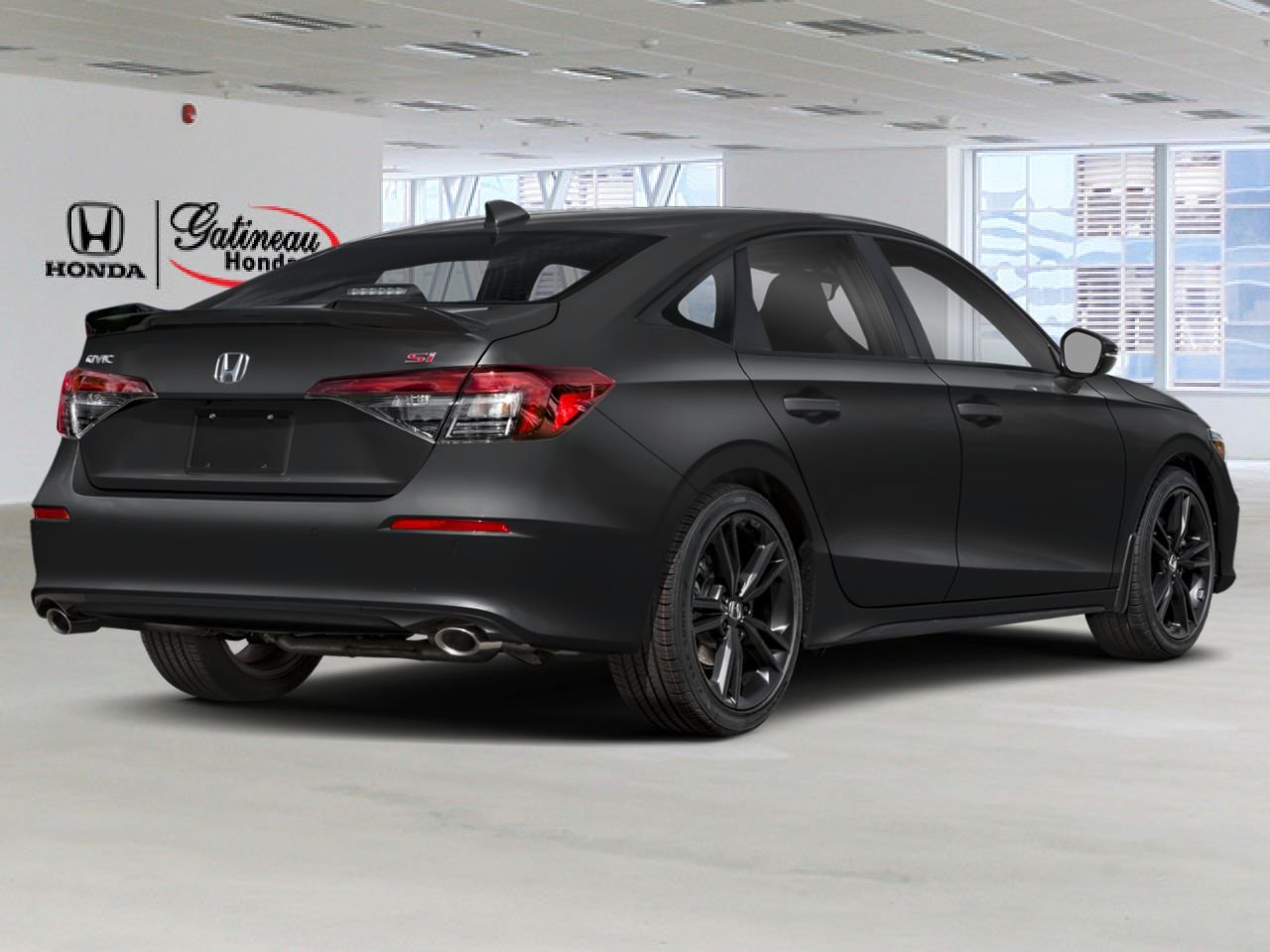 Honda Civic Si berline Manuelle 2026 NOIR CRISTAL NACRÉ(NH-731P)-NOIR-ROUGE Gatineau - photo #2