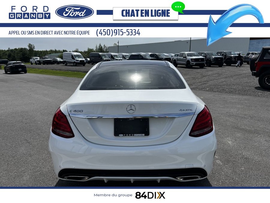 Mercedes-Benz Classe-C C 400 AMG 4MATIC BI-TURBO 2015 Blanc