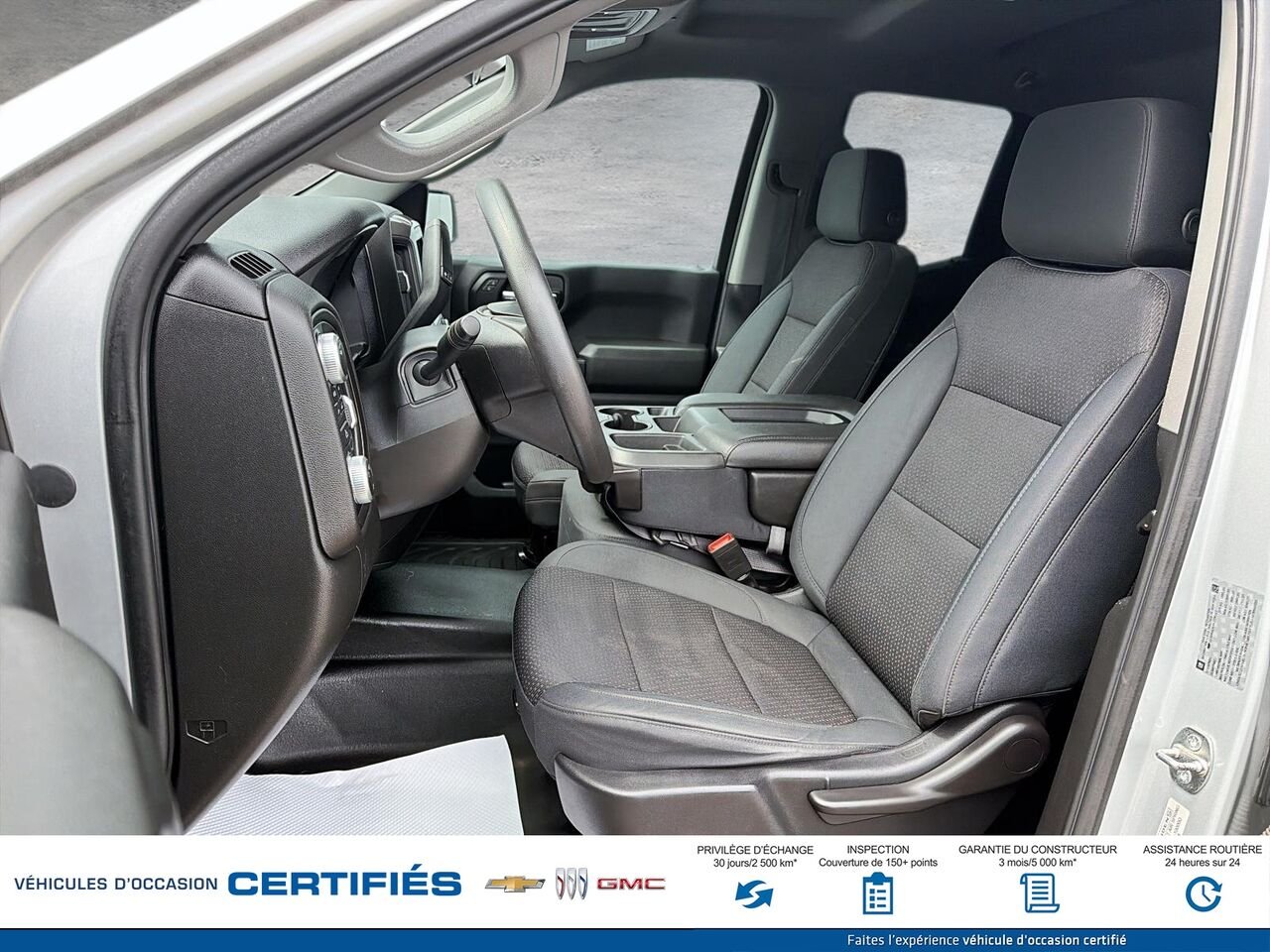 GMC SIERRA 1500 cabine double 4RM 147 po 2019 Argent Montmagny - photo #6
