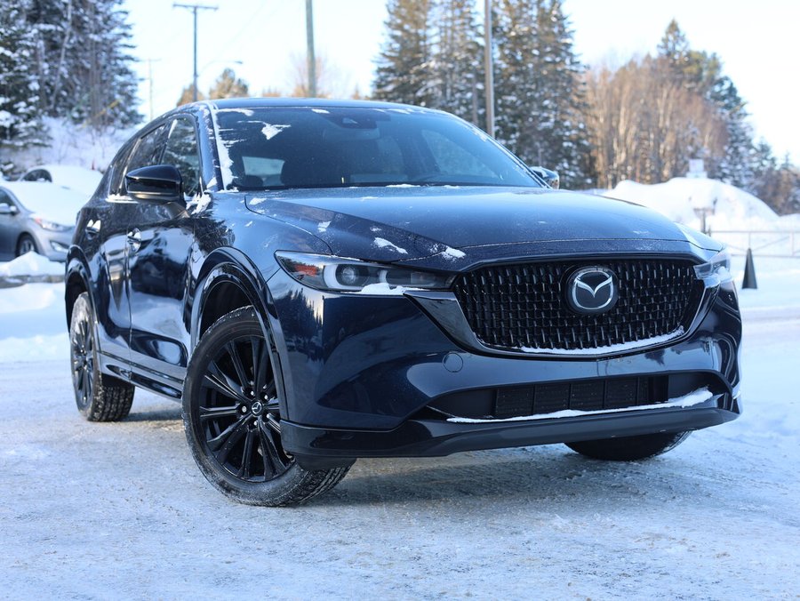 Mazda CX-5 Sport design Turbo, AWD, Sièges en cuir, Volant chauffant, Toit ouvrant 2024 Bleu