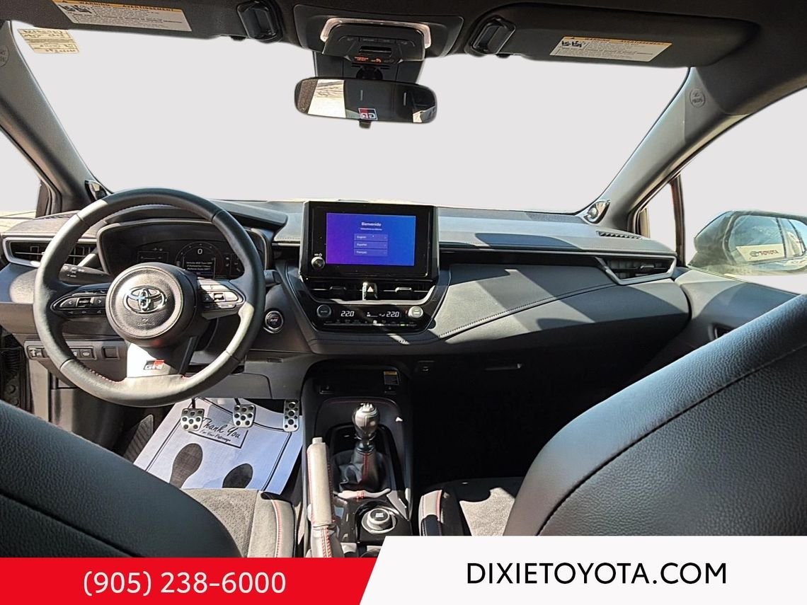 2025 Toyota GR Corolla Leather Interior, Heated Seats, Alloy Wheels, Heated Steering Wheel, Bluetooth Heavy Metal Mississauga - photo #23