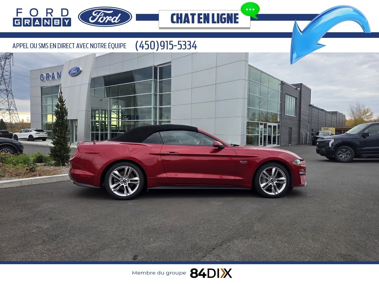Ford Mustang 2020 Rouge Granby - photo #7