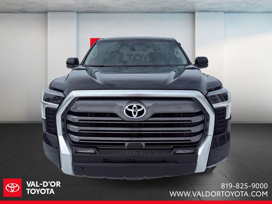 Toyota Tundra Limited hybride CrewMax 4x4 caisse longue cuir 2023 2023 Noir