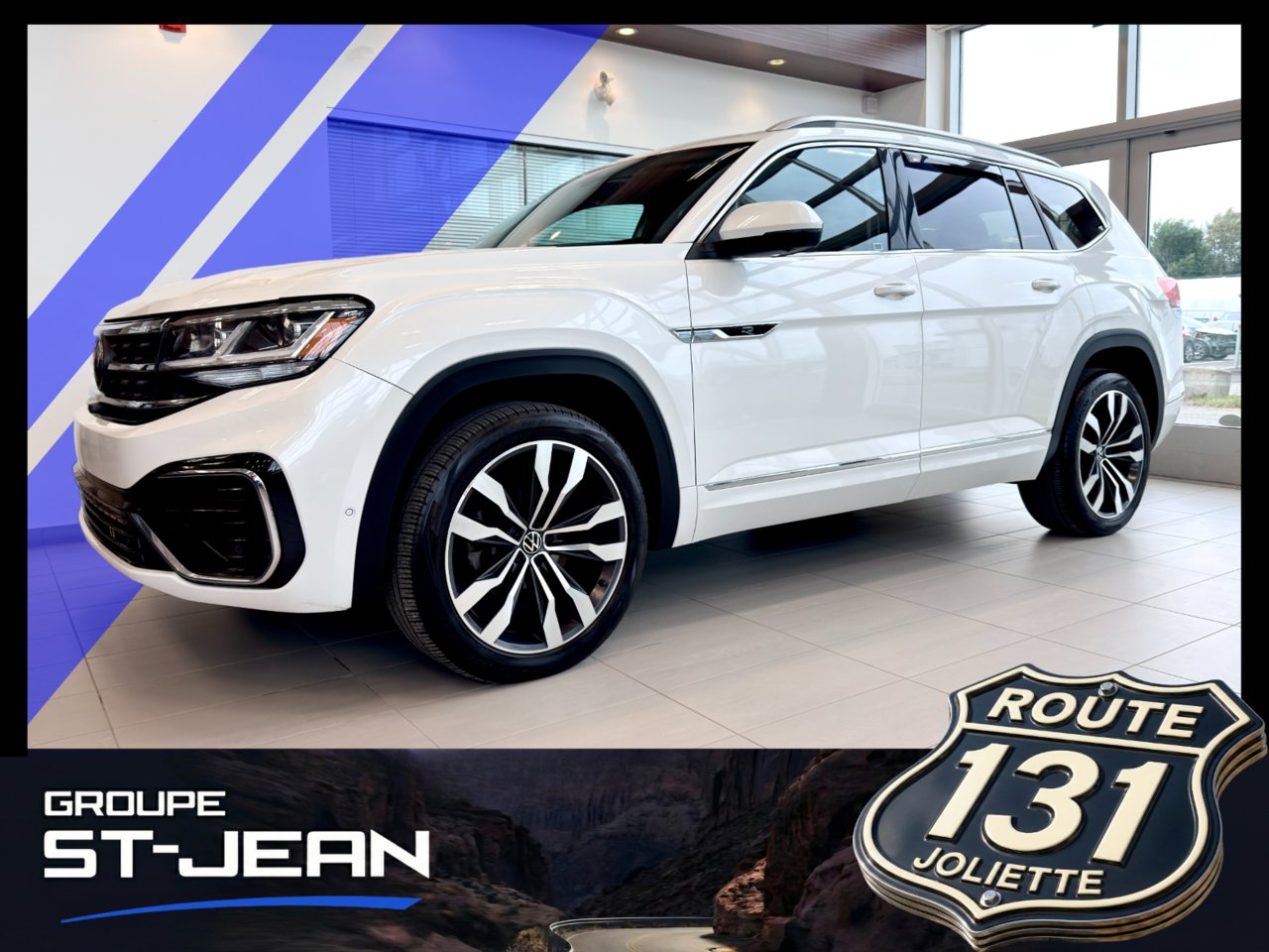 2021 Volkswagen Atlas White Notre-Dame-des-Prairies - photo #0