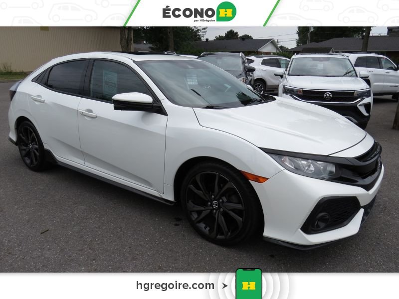 Honda Civic 2019 Blanc Laval - photo #0