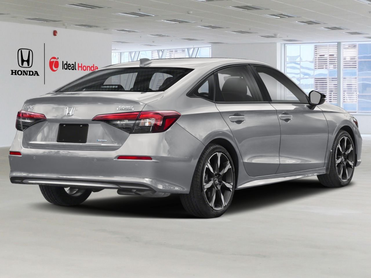 2026 HONDA Civic Sedan Hybrid Solar Reflection Silver Metallic Mississauga - photo #1