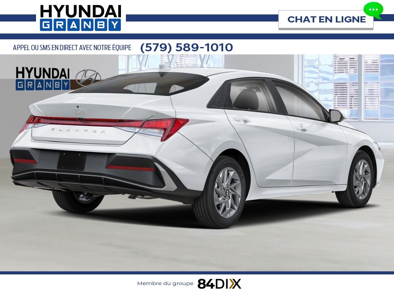 HYUNDAI Elantra 2026 Blanc Atlas Granby - photo #1