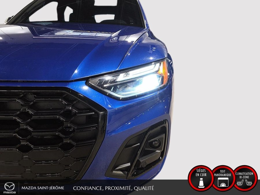 Audi Q5 Progressiv 45 | TOIT PANO | CUIR | QUATTRO | 2023 Bleu