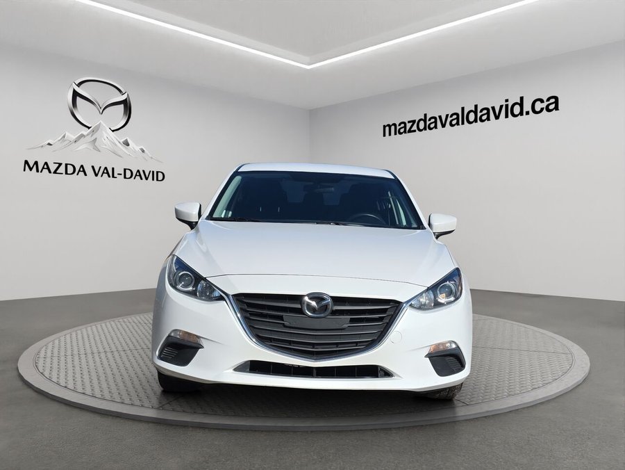 Mazda Mazda3 Berline 4 portes, boîte manuelle, GX, commande audio au volant, bluetooth 2015 Blanc
