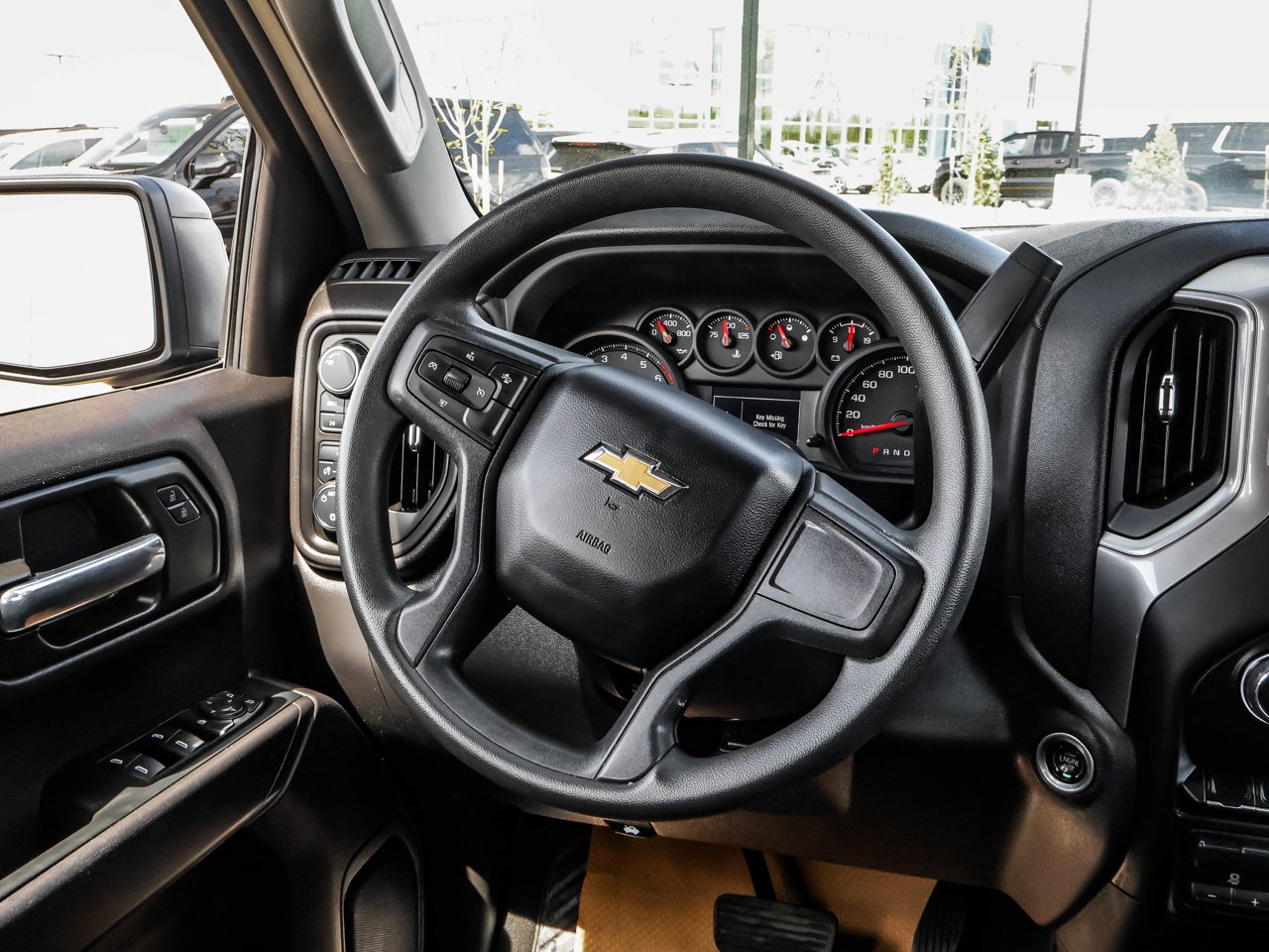 2024 Chevrolet Silverado 1500 4WD Crew Cab 147 Custom Grey Sherwood Park - photo #17