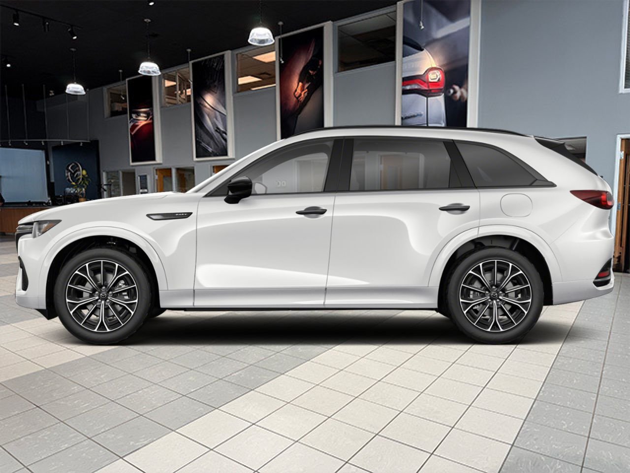 2026 MAZDA CX-70 PHEV Rhodium White Metallic Notre-Dame-des-Prairies - photo #1