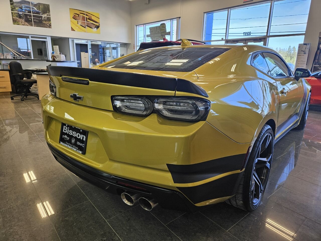 Chevrolet Camaro Coupé 2 portes 1SS 2024 Jaune Thetford Mines - photo #3