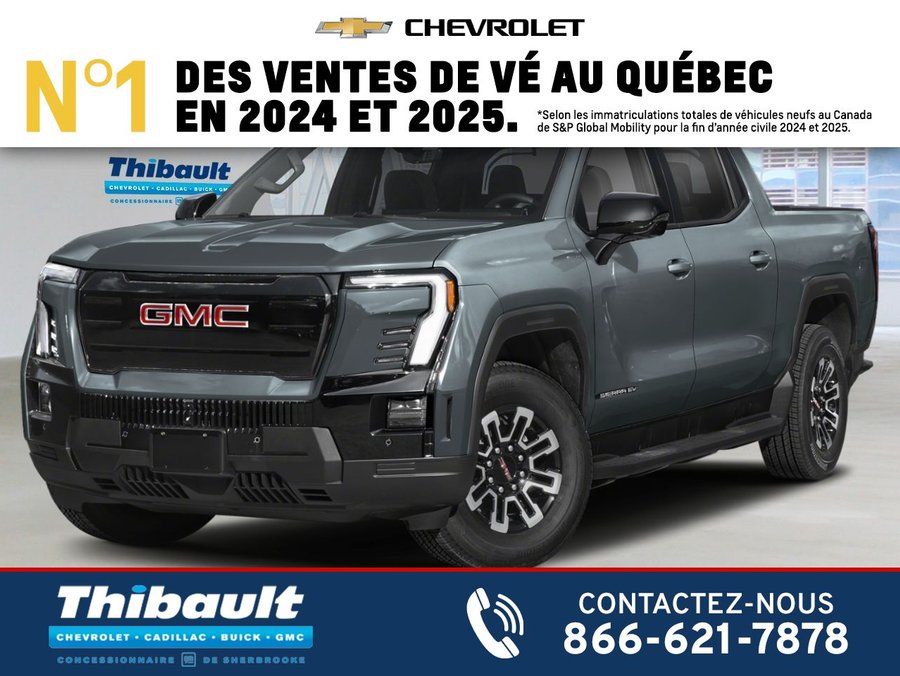 GMC SIERRA EV Élévation cabine multiplace 4RMe à autonomie prolongée 2026 Gris