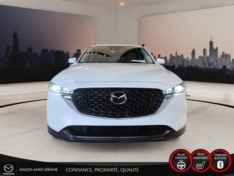 MAZDA CX5 GS | AWD | CUIR | MAGS | 2023 Blanc
