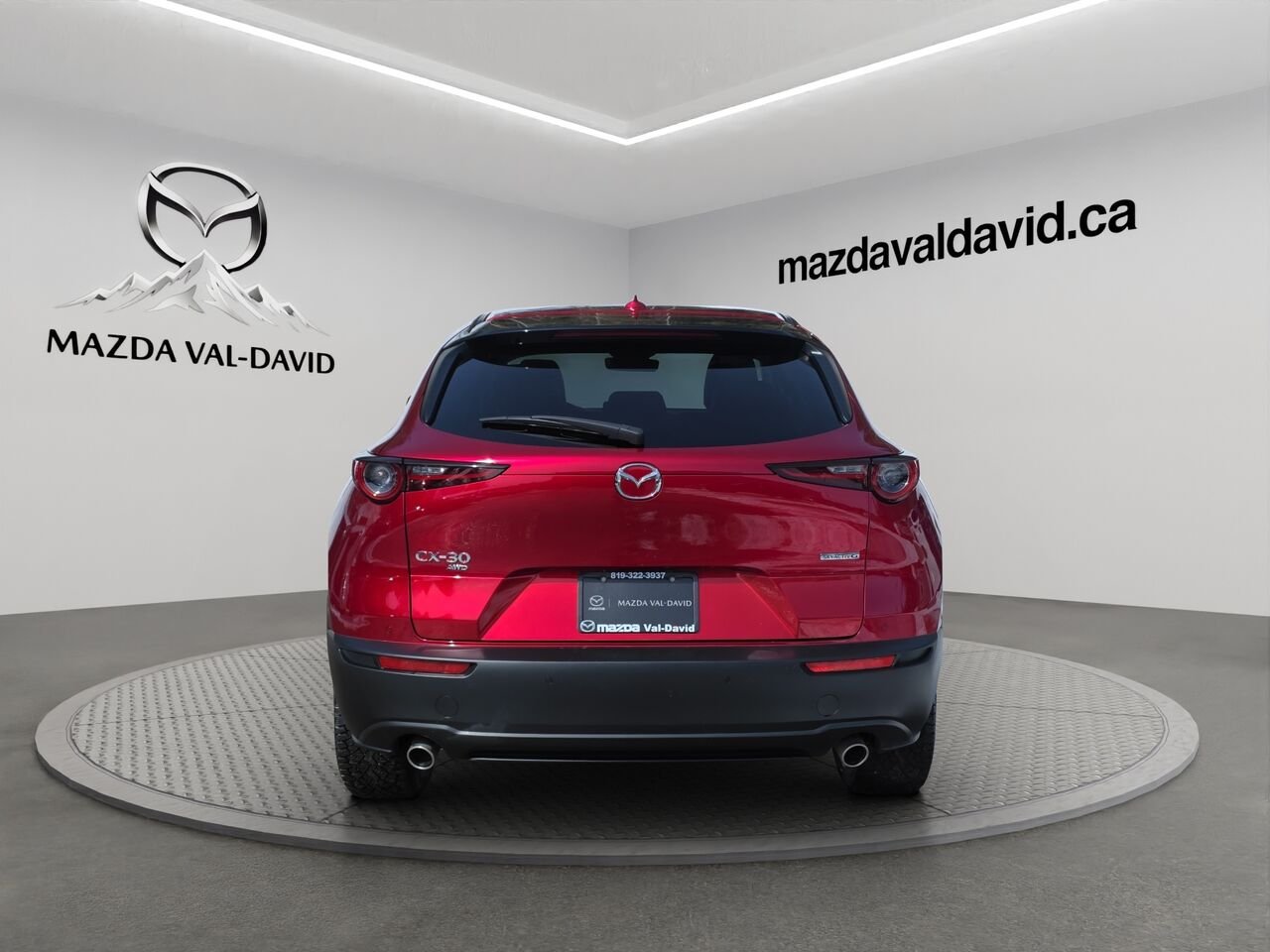 2026 Mazda CX-30 GT, awd, toit ouvrant, Écran 360 degré, Navigation, chargeur sans fil pour cellulaire Soul Red Crystal Metallic Val-David - photo #22
