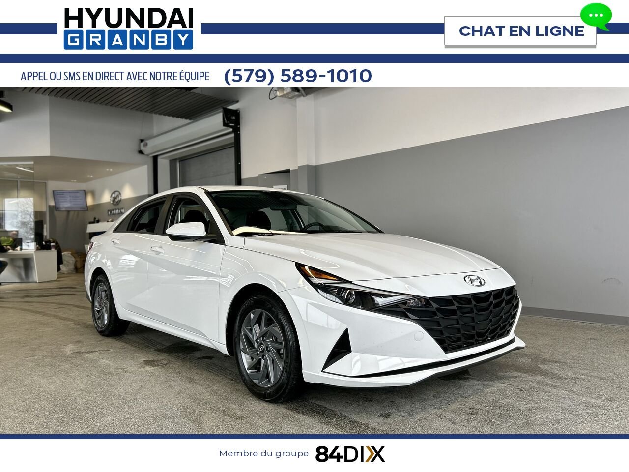 Hyundai Elantra 2023 Blanc Granby - photo #0