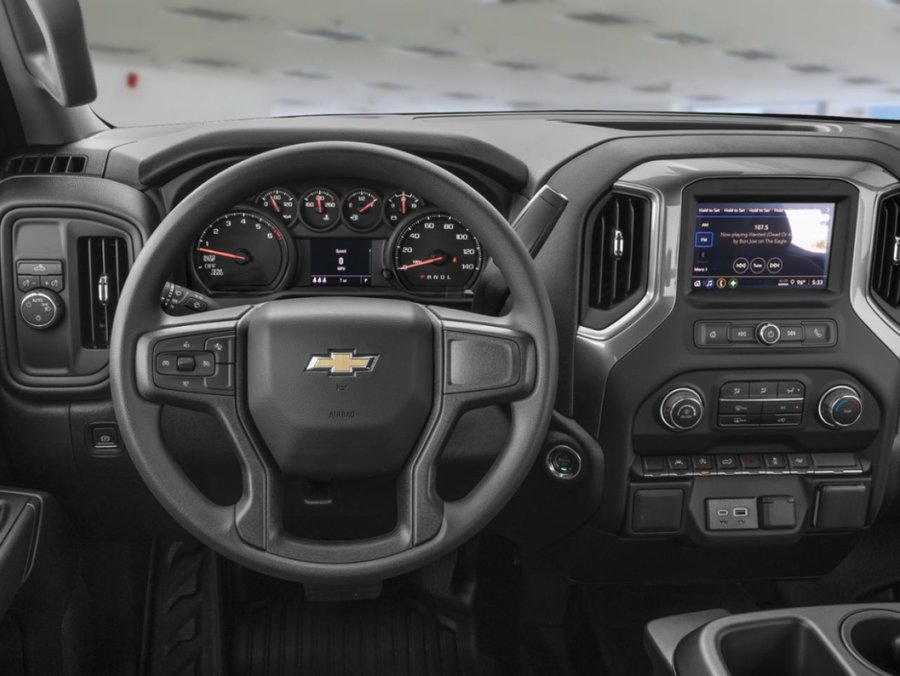 CHEVROLET SILVERADO 1500 Custom cabine multiplace 4RM 157 po 2026 GRIS STERLING METALLISE