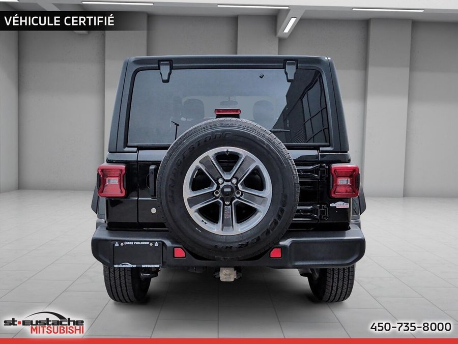 2018 Jeep Wrangler Unlimited Sahara 4x4-4 PORTE-2 TOIT-PNEU ÉTÉ NEUF-LIFT KIT 2 POUCE Black