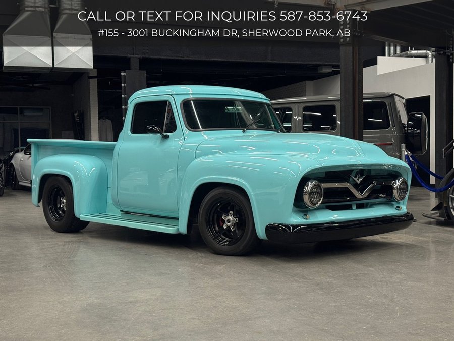 1955 Ford F-100 1955 Blue