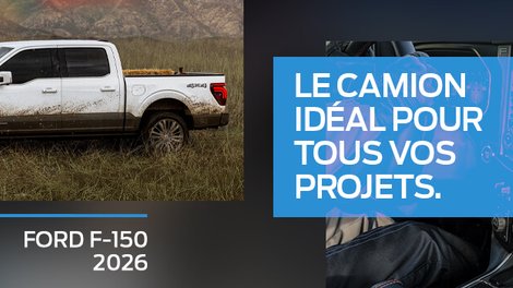 Ford F-150 2026 maintenant disponible à la commande | Solution Ford à Châteauguay