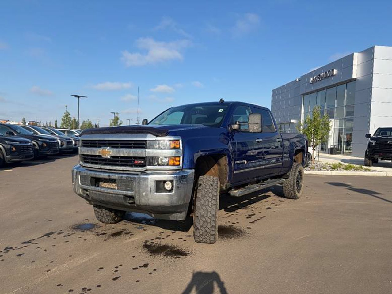 2015 Chevrolet Silverado 2500HD 4WD Crew Cab 153 LTZ Blue Sherwood Park - photo #2