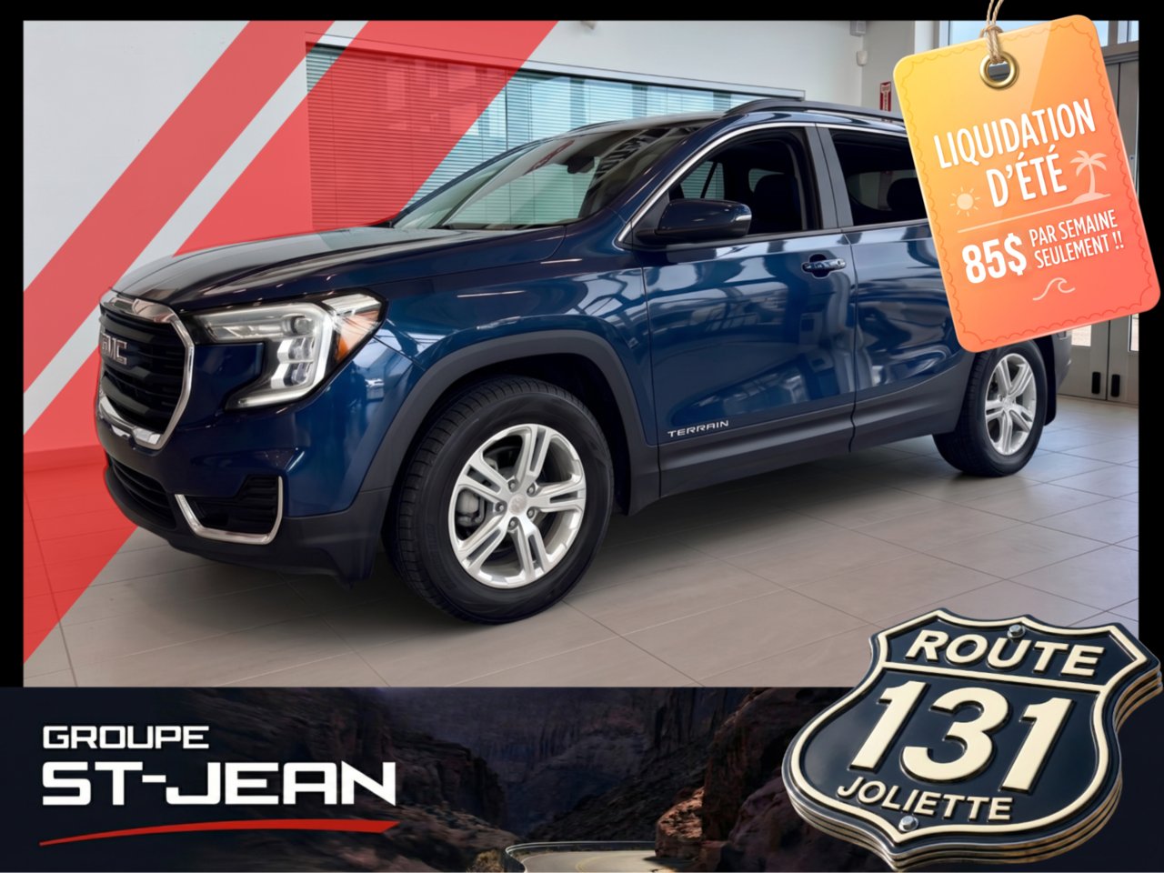 GMC Terrain 2022 Bleu Notre-Dame-des-Prairies - photo #0
