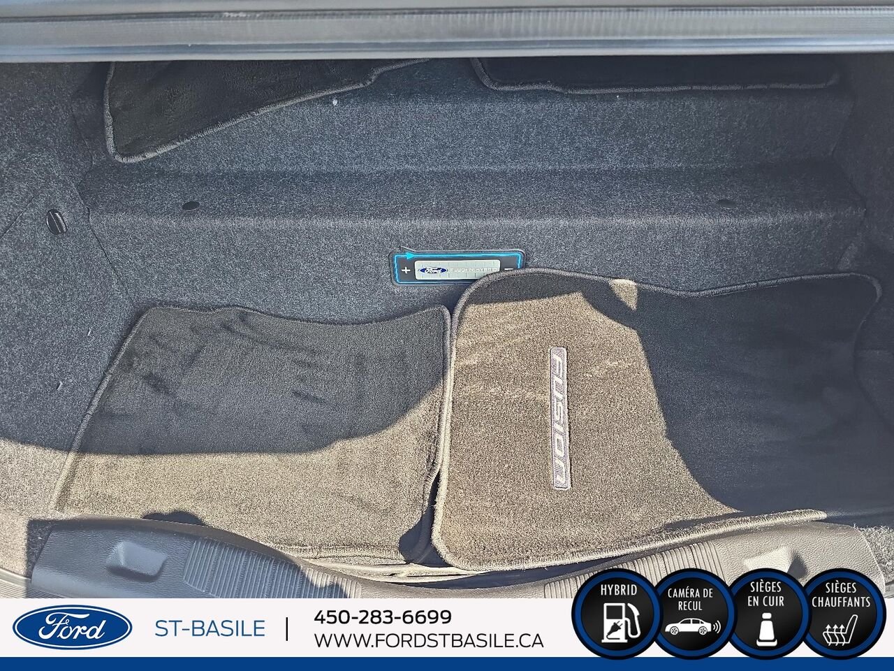 2015 Ford FUSION HYBRIDE White Saint-Basile-le-Grand - photo #17