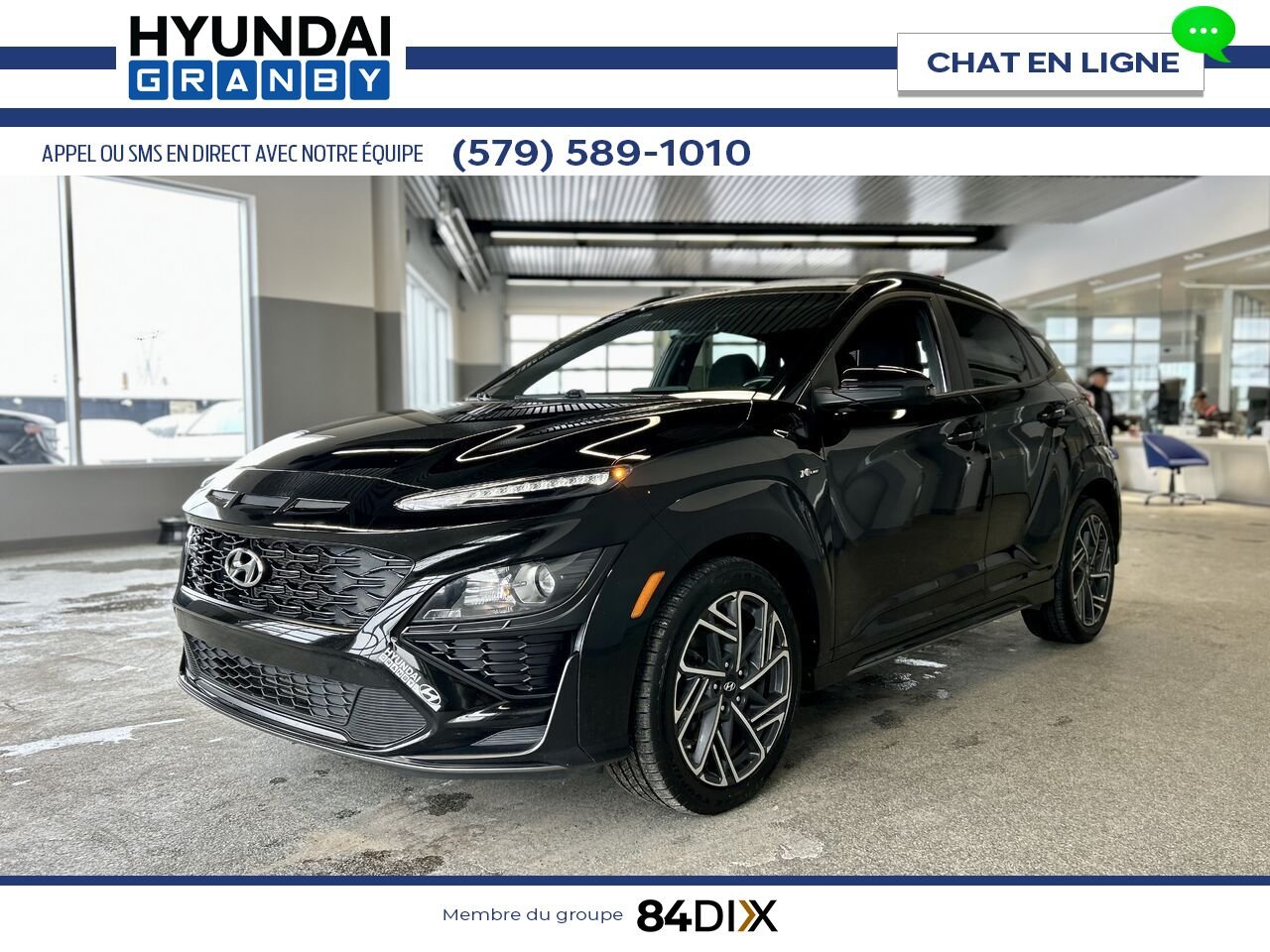 2022 Hyundai Kona Black Granby - photo #3