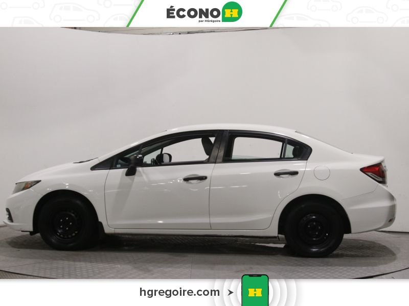 2014 Honda Civic White Blainville - photo #4